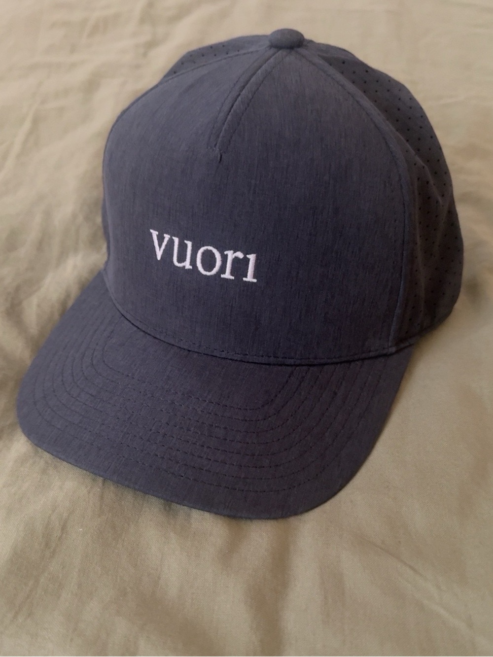 Vuori V1 Water Tech Hat Navy Men’s Unisex Performance Baseball Cap NWT